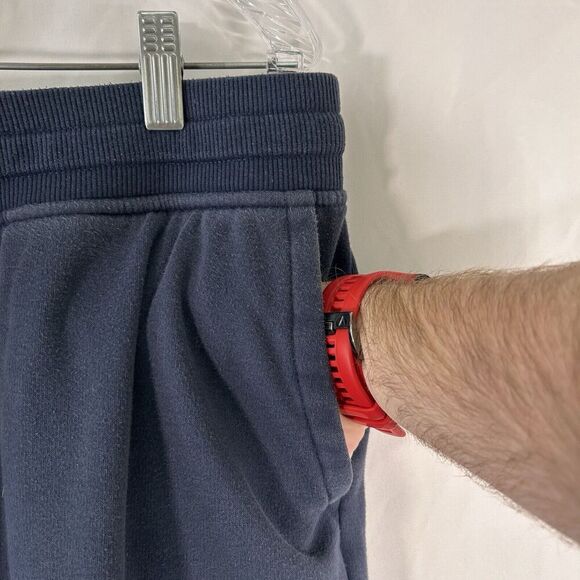 Orvis Joggers Men's XL Blue Pull On Drawstring Pockets Cotton Blend Pants - Picture 4 of 11